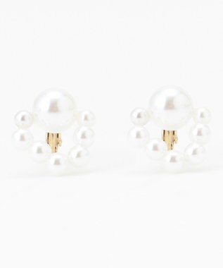 TOCCA LACE PEARL EARRINGS イヤリング ホワイト系