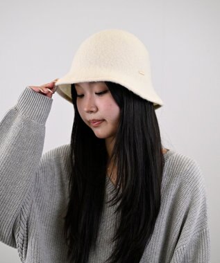 ATRENA 【日本製】FLUFFLY ウールバケットハット ベージュ