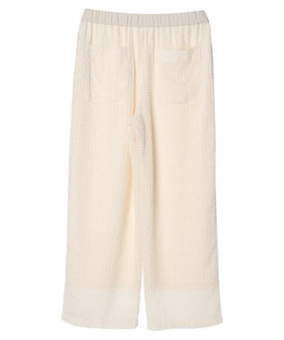 AMERICAN HOLIC 刺繍スクエアパンツ Ivory