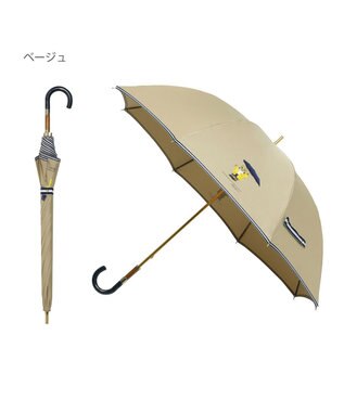 MOONBAT 【雨傘】POLO RALPH LAUREN（ポロ ラルフローレン）長傘 ツイル無地×RAIN BEAR ベージュ