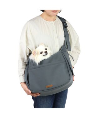 PET PARADISE ペットパラダイス スリング キャリーバッグ 超小型犬 グレー