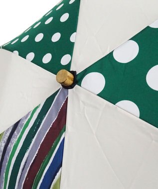 +RING 【UVカット90%以上】【数量限定】レディース向け 晴雨兼用 折傘 GRN T1167 緑