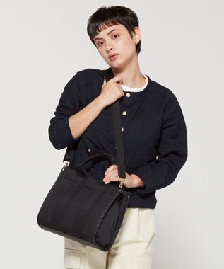 LA BAGAGERIE ロゴテープ2WAYトートバッグ　Sサイズ ブラック