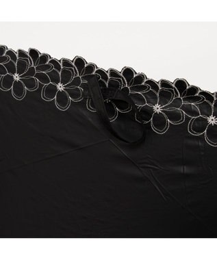 UNBILLION カシュネ cachenez / 【晴雨兼用】【日傘】UV カット率99％以上 PU軽量フラワー刺繍ミニ折りたたみ傘 ホワイト