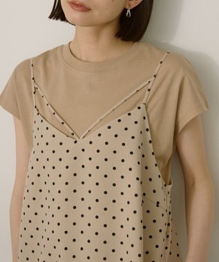 AMERICAN HOLIC ダブルストラップキャミワンピース【WEB限定カラー有り】 Dot