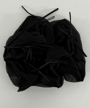 WEGO Lスケリボンシュシュ ブラック