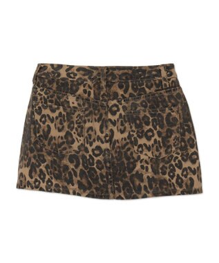 WEGO ダメージレオパードミニスカパン ベージュ