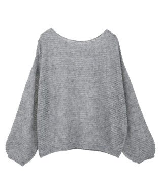 earth music&ecology ふんわりシアープルオーバー Gray