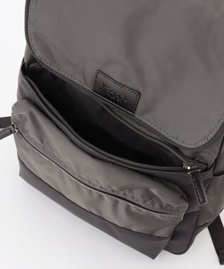 Y'SACCS 【Y’SACCS vous et】ナイロン×ポリウレタン リュック ダークグレー