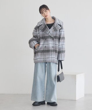 earth music&ecology ふんわりシアープルオーバー Black