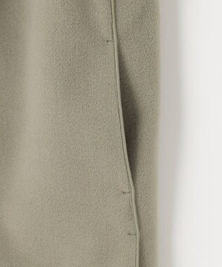 UNFILO 【セットアップ対応】ウールライク ジレ ライトグリーン系