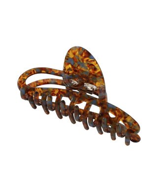 Green Parks ベッコウ風ニュアンスバンスクリップ Brown