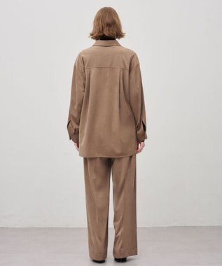 uncrave スウェード ストレートパンツ トープ