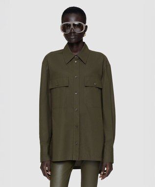 JOSEPH ポプリンコットン　ロングスリーブシャツ Palm Leaf