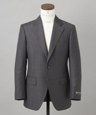 GOTAIRIKU 【DORMEUIL】AMADEUS365 スーツ（グレーストライプ） グレー系1