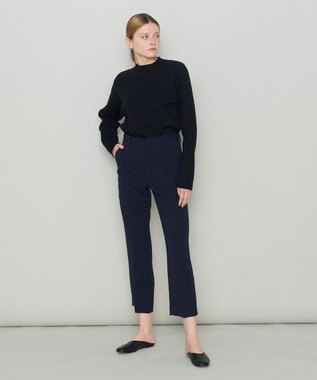 JOSEPH 【洗える】プランプトフルー　テーパードトラウザーズ Navy