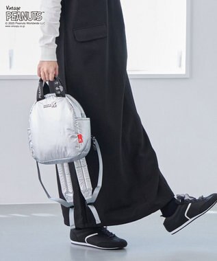 ROOTOTE 8453【スヌーピー】IP.セオルー.パデット.ピーナッツ-0S 02：シャイニーシルバー