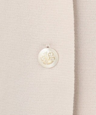J.PRESS LADIES 【洗える】Cotton Acetate ニット ジャケット ベージュ系
