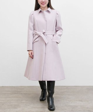 TOCCA 【洗える】CANVAS STORY ステンカラーコート ピンク系