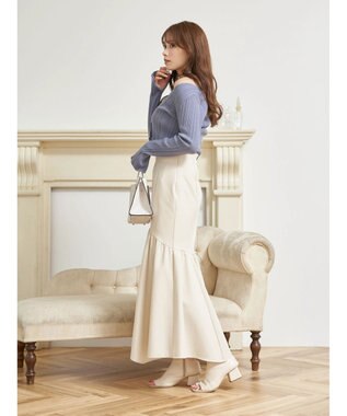 earth music&ecology ＳＥＴ２点ショートカーディガン＋レイヤードタンク Blue