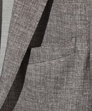 JOSEPH ABBOUD 清涼感【弱撥水/イージーケア/軽量/ストレッチ】クールピケ ジャケット グレー系