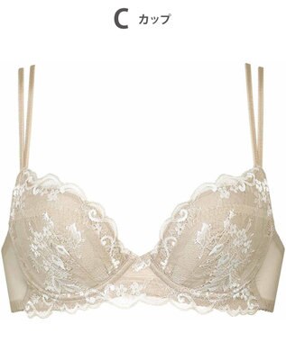 WACOAL ブラジャー ふっくらとした谷間をメイク 軽やかなつけごこち Gカップまで対応 大きいサイズ レディース BXC408 /ワコール
