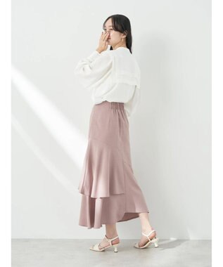 earth music&ecology アシンメトリーイレヘムスカート Mocha