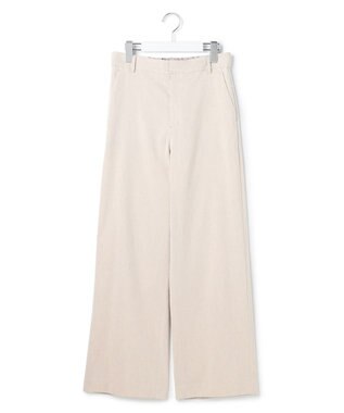 23区 【CanCam・CLASSY.掲載】リネンレーヨンストレッチ ワイドパンツ ベージュ系