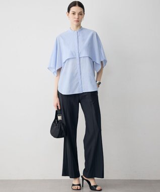 ICB 【WEB限定カラーあり】マットスキューバ トラックワイドパンツ ブラック