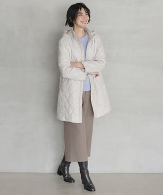 J.PRESS LADIES 【WEB限定カラーあり】ツムギートflannel クロップド パンツ ベージュ系