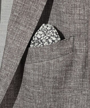 JOSEPH ABBOUD 清涼感【弱撥水/イージーケア/軽量/ストレッチ】クールピケ ジャケット グレー系