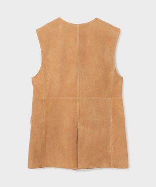 GRACE CONTINENTAL ルーズスエードジレジャケット キャメル