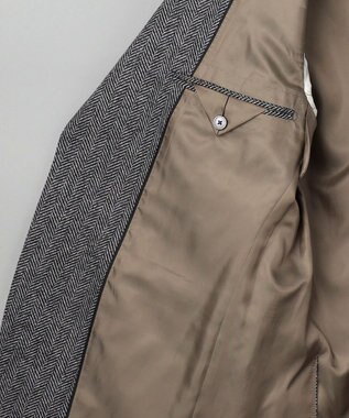 GOTAIRIKU 【尾州】カシミヤブレンド定番ヘリンボーン ジャケット(2024年モデル) グレー系8