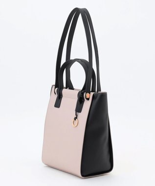 組曲 2WAYハンドルスクエアトート バッグ アイスグレー系1