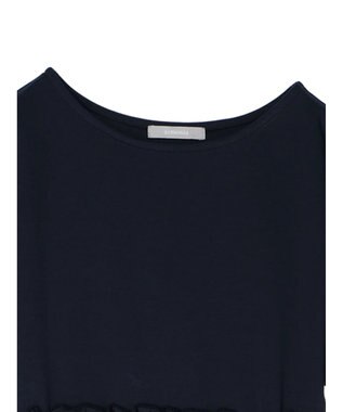 Green Parks armonia.異素材切替ドルマンワンピース Navy