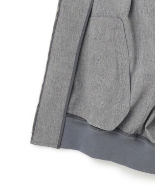 J.PRESS MEN 【J.PRESS ORIGINALS】Magic Cuba Wool Cotton hopsack Golf Jacket / Made in Japan ライトグレー系