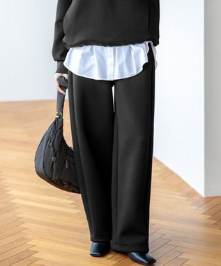 23区 【洗える】コットンエアーダンボール 2WAY カーヴィー パンツ