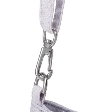 Maison de FLEUR ブルーマニアリボン２Ｗａｙトートバッグ Grayish Blue