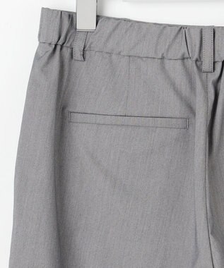 J.PRESS LADIES L SOFTシャンブレー テーパード パンツ ライトグレー系