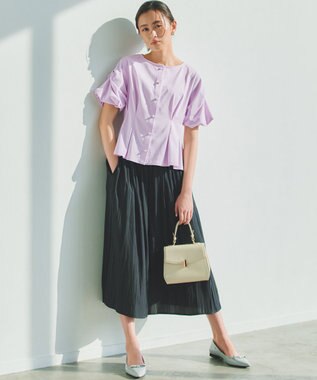 組曲 トップハンドル ハンドバッグ アイボリー系