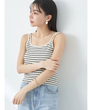 earth music&ecology クロップドキャミソール Off White