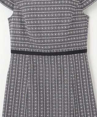 TOCCA 【洗える！】ICON BORDER ドレス ライトグレー系7