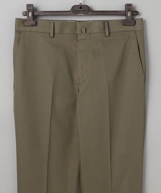 GOTAIRIKU 仕事で着られる綿パン【吸水速乾/ストレッチ/折り目加工】クールマックスコットンパンツ_ノータック（26年モデル） ダークグリーン/26年限定色