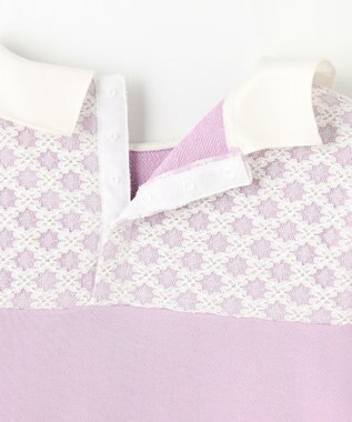 組曲 KIDS 【150-160㎝】レース トレーナー ラベンダー系