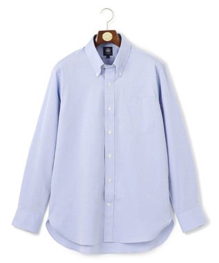 J.PRESS MEN 【KING SIZE】【PREMIUM PLEATS / 形態安定】ピンオックス ドレスシャツ / B.D. ダルブルー系