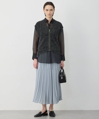 ICB 【先行予約】 ドライシアーオーガンジー シャツ ブラック