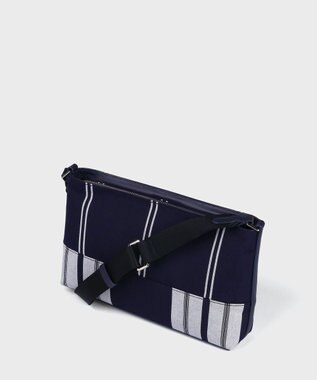 Paul Smith ウーブンストライプ ミニショルダーバッグ ネイビー