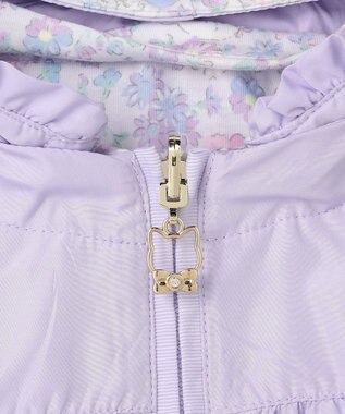 ANY KIDS 【フード取り外し/洗濯機可能】撥水加工リバーシブルゾン ラベンダー