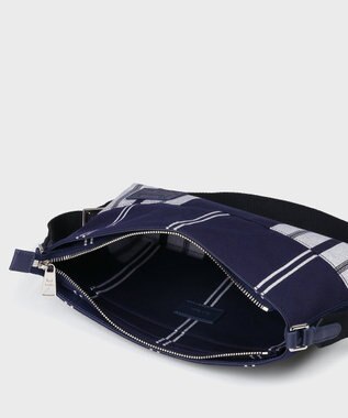 Paul Smith ウーブンストライプ ミニショルダーバッグ ネイビー