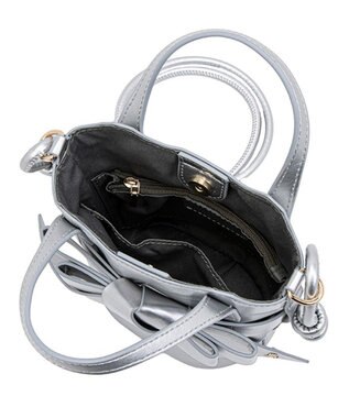 LANVIN en Bleu リュバン ショルダーバッグ シルバー